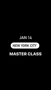 Master Class NY